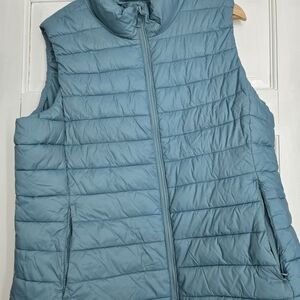 Old Navy Teal Quilted Vest